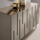 Sideboard with 2 Push-Pull Doors in MDF Made in Italy - Fabrizia Viadurini