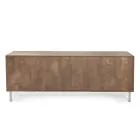 Sideboard with 2 Doors and 2 Central Open Compartments in Melamine Made in Italy - Minnie Viadurini