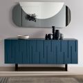 Sideboard with 3 Push-Pull Doors in MDF Made in Italy - Fabrizia