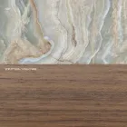 Sideboard with Push-Pull Opening Doors in Blockboard Wood Made in Italy - Salerno Viadurini