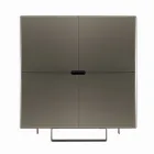 Sideboard with Mdf Structure and Base with Central Foot Made in Italy Viadurini