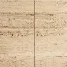 Lounge Sideboard with 2 Doors in Travertine Marble Finish Made in Italy - Jon Viadurini