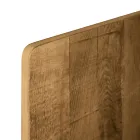 Lounge Sideboard with 3 Doors in Knotted Oak Finish Country Made in Italy - Arne Viadurini