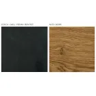 Lounge Sideboard with 3 Doors in Knotted Oak Finish Country Made in Italy - Arne Viadurini