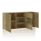 Lounge sideboard with 4 hinged doors and 1 open compartment - Sodium Viadurini