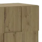 Lounge sideboard with 4 hinged doors and 1 open compartment - Sodium Viadurini