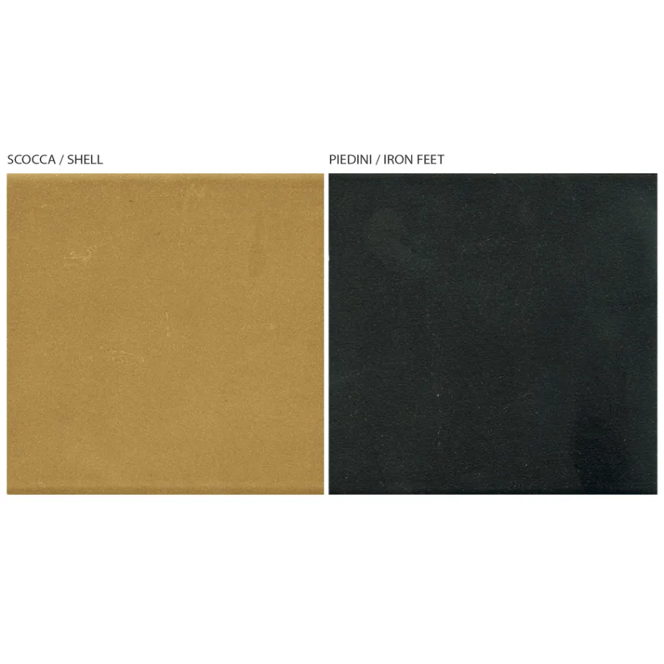 Lounge Sideboard with 4 Doors in Different Finishes Made in Italy - Heidi Viadurini