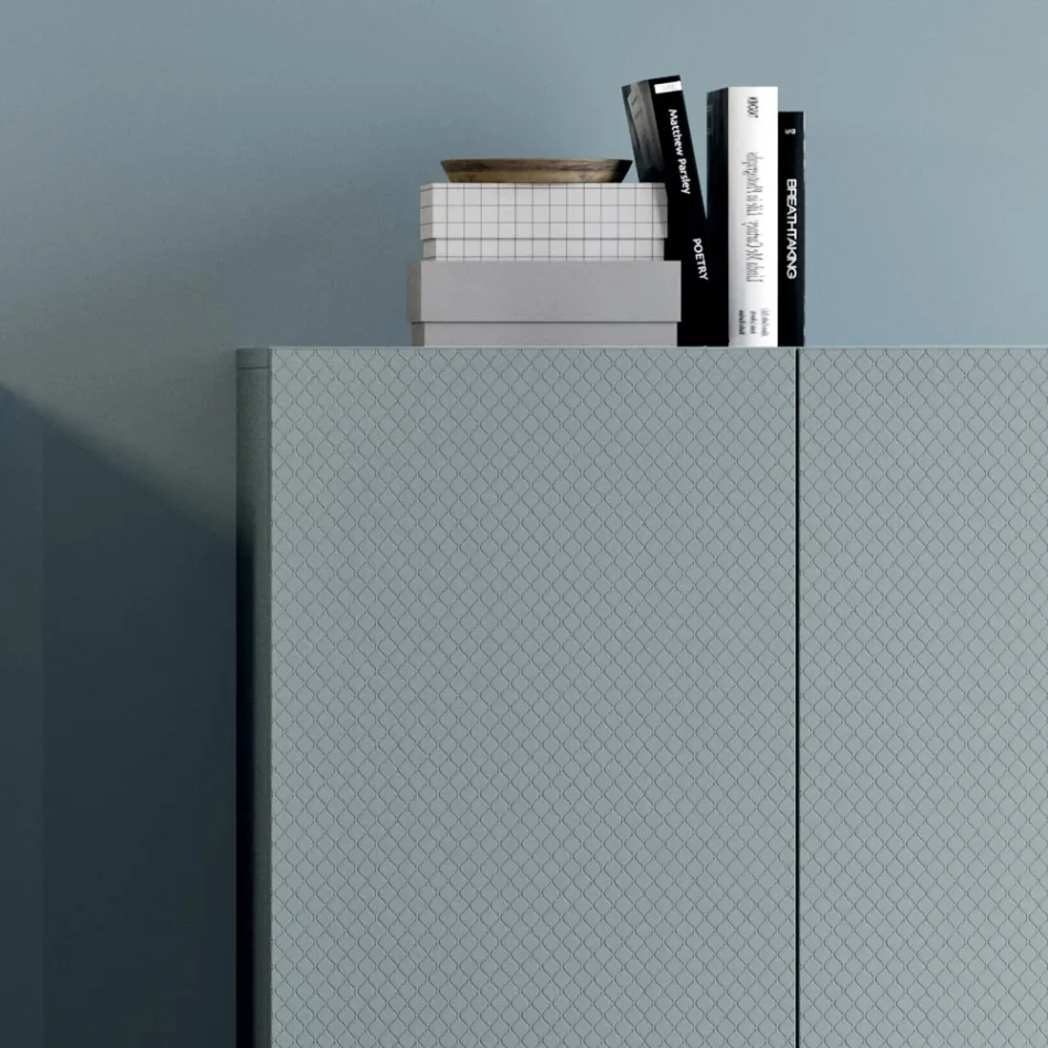 High Quality Ecological Wood Lounge Sideboard Made in Italy - Nazife Viadurini