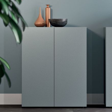 High Quality Ecological Wood Lounge Sideboard Made in Italy - Nazife Viadurini