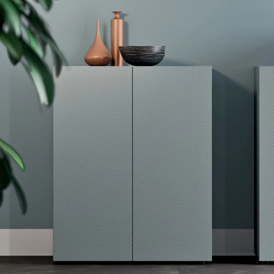 High Quality Ecological Wood Lounge Sideboard Made in Italy - Nazife Viadurini