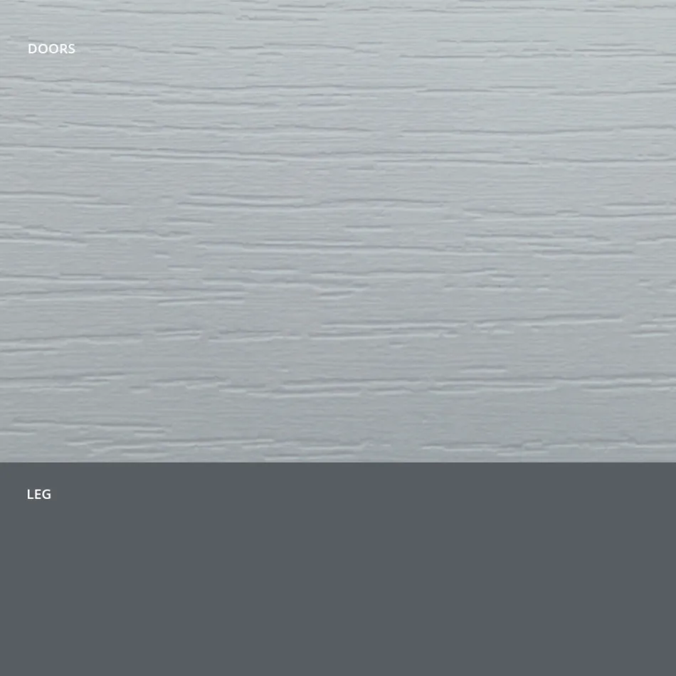 Lounge sideboard in matt wood and HPL laminate Made in Italy - Fiorenza Viadurini