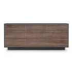 Lounge sideboard in matt wood and HPL laminate Made in Italy - Fiorenza Viadurini