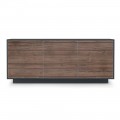 Lounge Sideboard in Matt Wood and HPL Laminate Made in Italy - Fiorenza