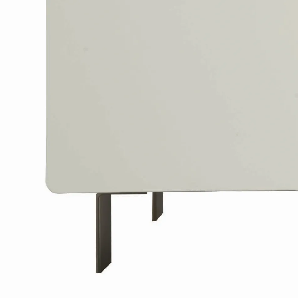 Lounge sideboard in Mdf and 4-legged support Made in Italy - Teresina Viadurini