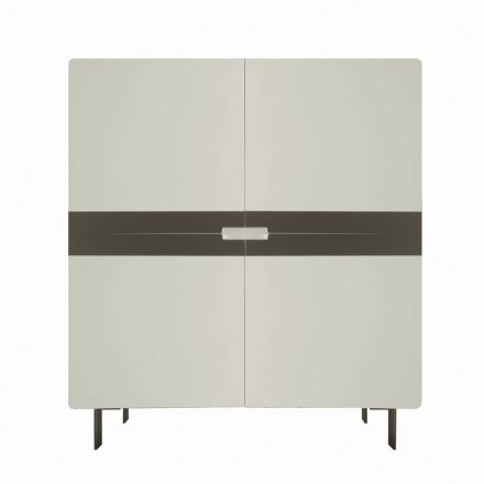 Lounge sideboard in Mdf and 4-legged support Made in Italy - Teresina Viadurini