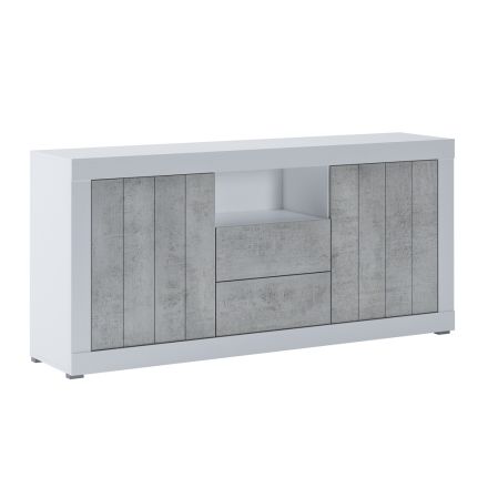 Melamine Lounge Sideboard with 2 Doors and 2 Drawers - Samario Viadurini