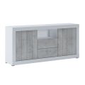 Melamine Lounge Sideboard with 2 Doors and 2 Drawers - Samario