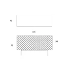 Metallic Moka Lacquered Lounge Sideboard with 3D Decoration Made in Italy - Maple Viadurini