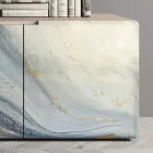 Living Area Sideboard with 3 Doors in Different Finishes Made in Italy - Ole Viadurini