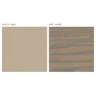 Living Area Sideboard with 4 Doors in Cappuccino Finish Made in Italy - Eda Viadurini