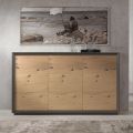 Sideboard Veneered on Poplar Chipboard Made in Italy - Latona