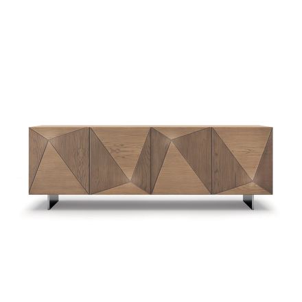 Sideboard in Ash Wood Handcrafted in Italy - Superb Viadurini