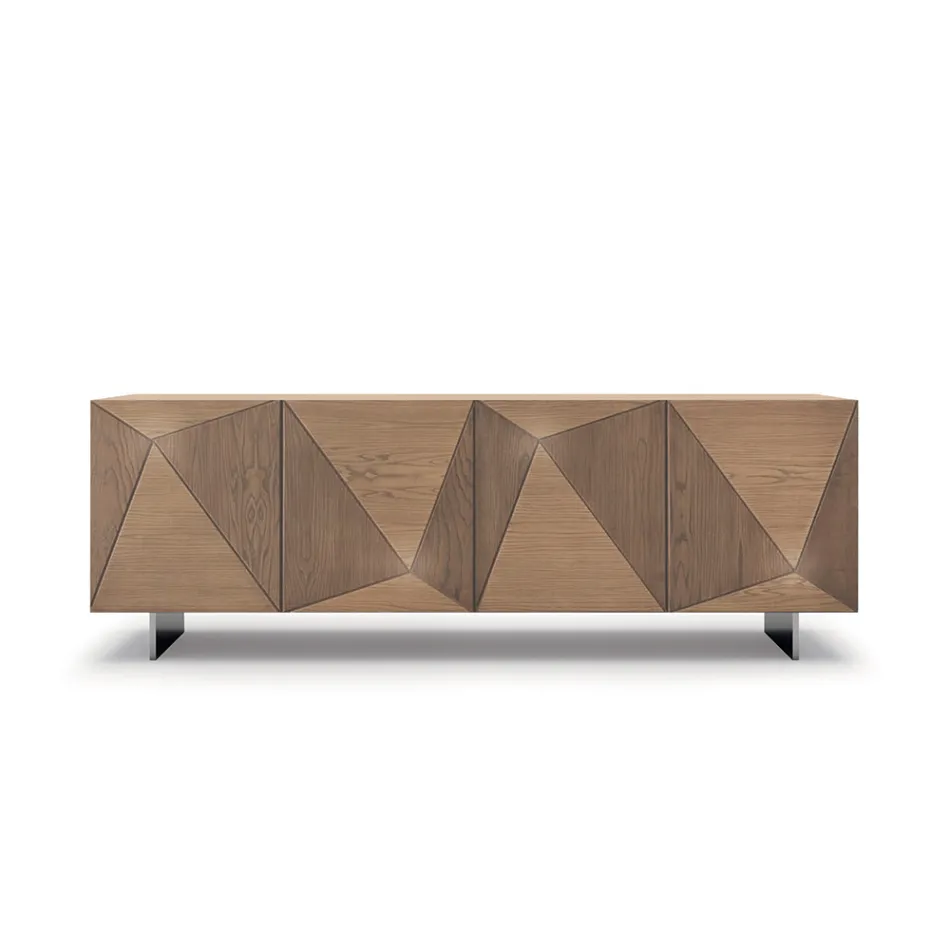 Sideboard in Ash Wood Handcrafted in Italy - Superb Viadurini