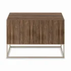 Sideboard in Canaletto Walnut Veneer Made in Italy - Salerno Viadurini