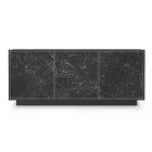 Sideboard in Lacquered Wood with 2 or 3 Ceramic Doors Made in Italy - Fiorenza Viadurini