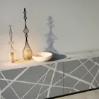 Sideboard in Matt Mud Lacquered Mdf with Plinth Base Made in Italy - Arise Viadurini