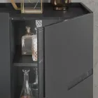 Madia in Melamine and Mdf with Laminate Inserts Made in Italy - Gordita Viadurini