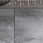 Modern Sideboard with Three Doors in Bronze or Grey Melamine Made in Italy - Clemente Viadurini