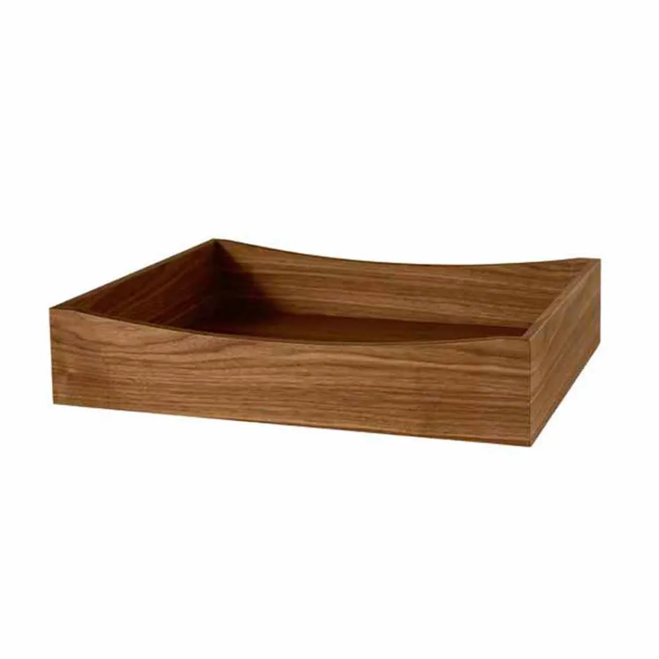 Modern Sideboard on Smoked Glass Wheels and Ceramic Top Made in Italy - Sciocca Viadurini