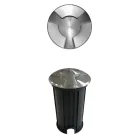 2W Stainless Steel Recessed Outdoor Led Marker 4 Pieces - Elisir Viadurini