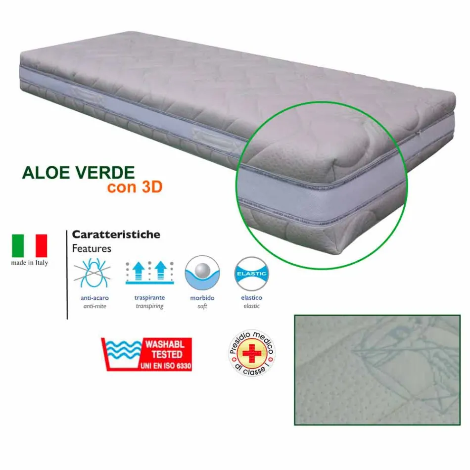 Bio mattress 3 and a half square Viadurini