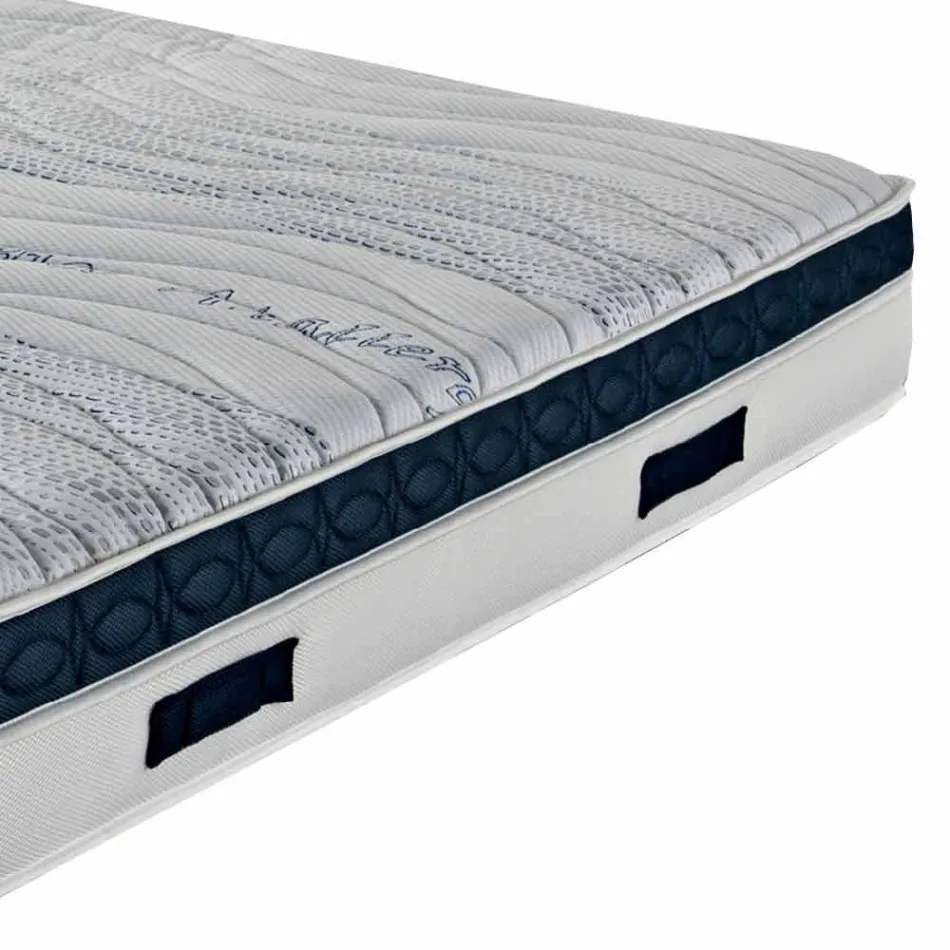 Square and Medium High Mattress 22 cm in Memory Aloe Feel Made in Italy - Duran Viadurini