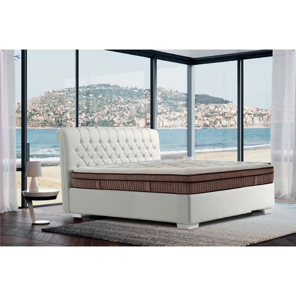 Single Seven Zone Memory Mattress H 25 cm Made in Italy - Versatile Viadurini