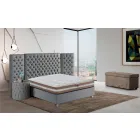 Mattress One and a Half in Memory Xform 25 cm high Made in Italy - Charcoal Viadurini