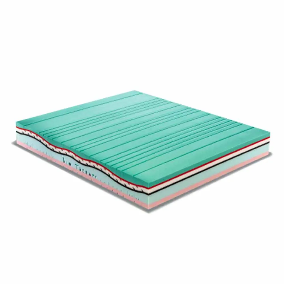 One and a Half Mattress in Memory and Carbon Resistex Made in Italy - Villa Viadurini