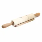 Marble Rolling Pin with Wooden Handles Made in Italy - Senni Viadurini