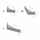 Design Wall Shelf in Plywood and Metal with Coat Rack - Berema Viadurini