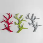 Plexiglass Wall Shelf with Coat Hooks Made in Italy - Neon Viadurini