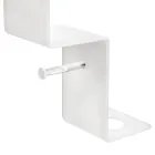 Bathroom Shelf with Roll Holder and Toilet Brush Holder Made in Italy - Scrooge Viadurini