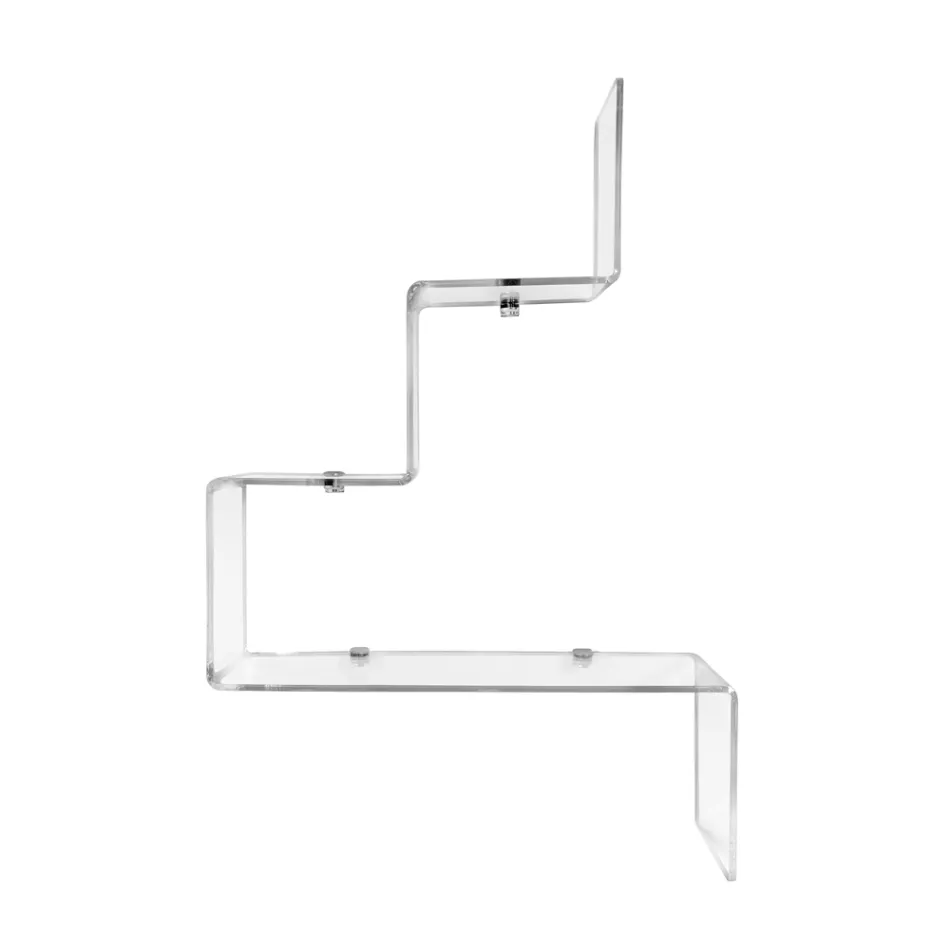 Transparent Plexiglass Object Shelf Made in Italy - Mufasa Viadurini