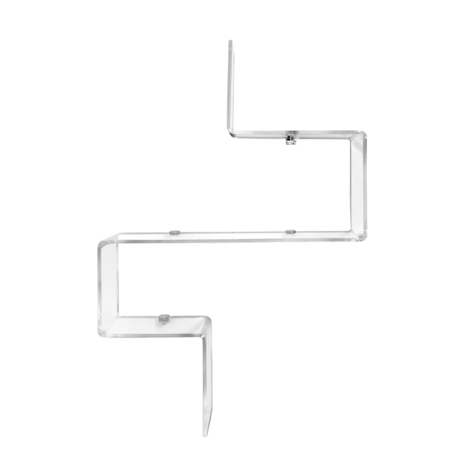 Transparent Plexiglass Object Shelf Made in Italy - Mufasa Viadurini