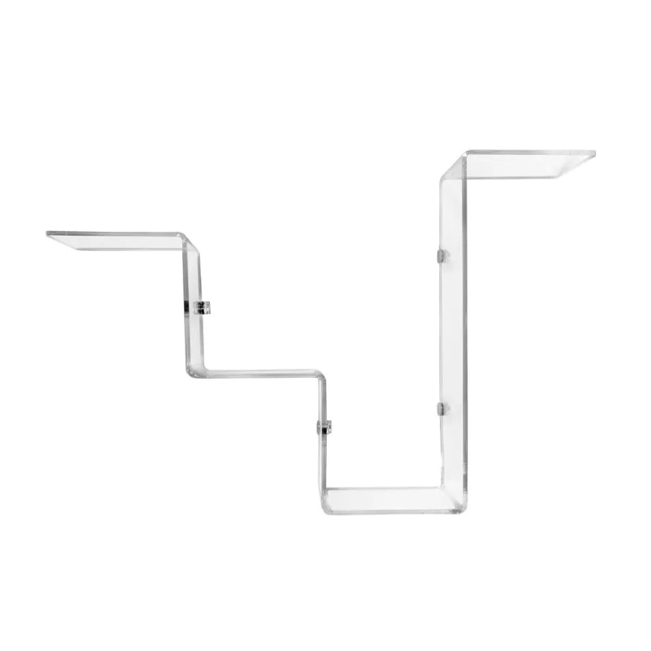 Transparent Plexiglass Object Shelf Made in Italy - Mufasa Viadurini