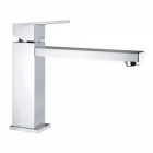 Bathroom basin mixer with spout 170 mm centre distance Made in Italy - Medida Viadurini