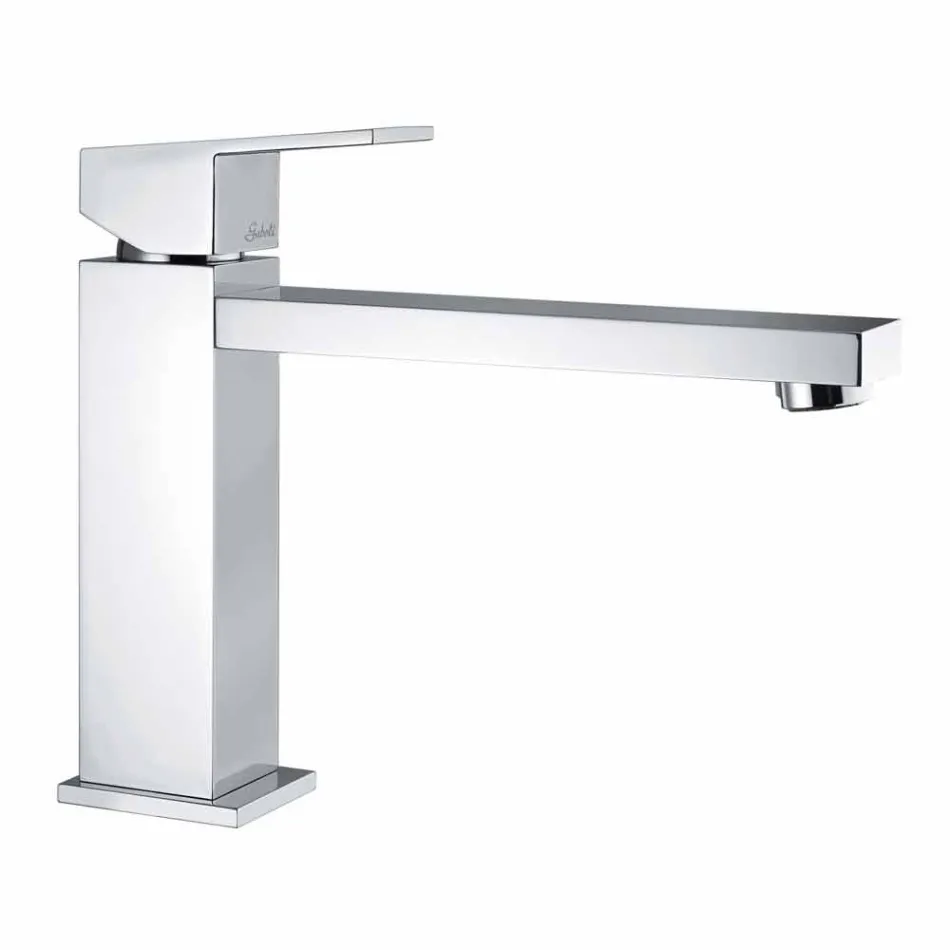 Bathroom basin mixer with spout 170 mm centre distance Made in Italy - Medida Viadurini