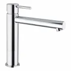 Bathroom Basin Mixer in Chromed Brass Without Drain Made in Italy - Ermia Viadurini