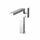 Long Spout Washbasin Mixer for Bathroom in Brass Made in Italy - Panela Viadurini